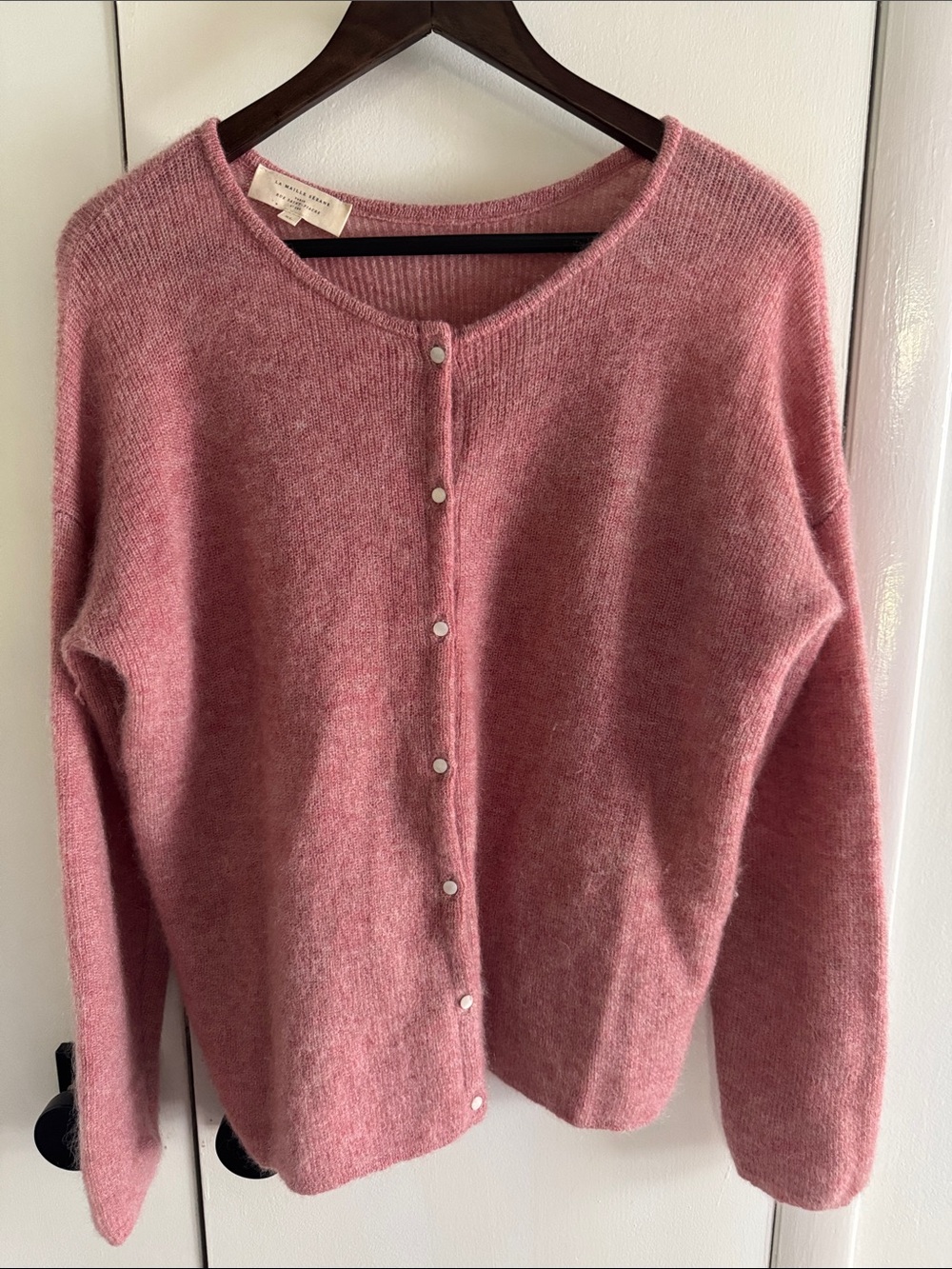 Sezane Gaspard Cardigan in rosewood
